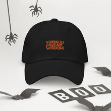 Load image into Gallery viewer, Strength-Courage-Wisdom Hat (Black or Camo)