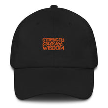 Load image into Gallery viewer, Strength-Courage-Wisdom Hat (Black or Camo)