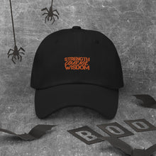 Load image into Gallery viewer, Strength-Courage-Wisdom Hat (Black or Camo)