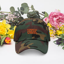 Load image into Gallery viewer, Strength-Courage-Wisdom Hat (Black or Camo)