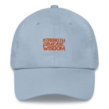 Load image into Gallery viewer, Strength-Courage-Wisdom Hat (Black or Camo)