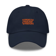 Load image into Gallery viewer, Strength-Courage-Wisdom Hat (Black or Camo)