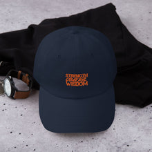 Load image into Gallery viewer, Strength-Courage-Wisdom Hat (Black or Camo)