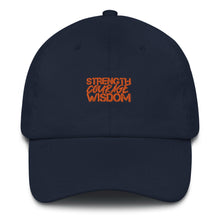 Load image into Gallery viewer, Strength-Courage-Wisdom Hat (Black or Camo)