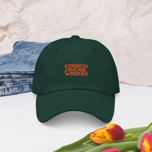 Load image into Gallery viewer, Strength-Courage-Wisdom Hat (Black or Camo)