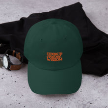 Load image into Gallery viewer, Strength-Courage-Wisdom Hat (Black or Camo)