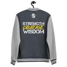 Load image into Gallery viewer, Men's Strength Courage Wisdom Jacket (Yellow print)