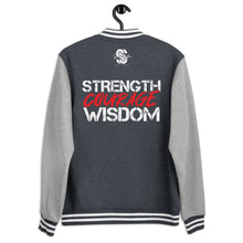 Load image into Gallery viewer, Men's Strength Courage Wisdom Jacket (Red)