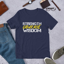 Load image into Gallery viewer, STRENGTH COURAGE WISDOM-Short-Sleeve Unisex T-Shirt