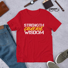 Load image into Gallery viewer, STRENGTH COURAGE WISDOM-Short-Sleeve Unisex T-Shirt