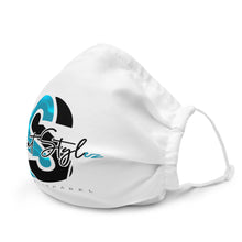 Load image into Gallery viewer, SwintStylez Face Mask (blue &amp; white logo)
