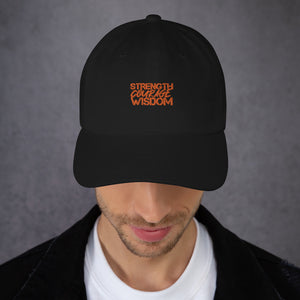 Strength-Courage-Wisdom Hat (Black or Camo)