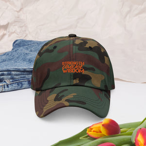 Strength-Courage-Wisdom Hat (Black or Camo)