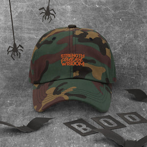 Strength-Courage-Wisdom Hat (Black or Camo)