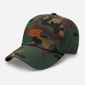 Strength-Courage-Wisdom Hat (Black or Camo)