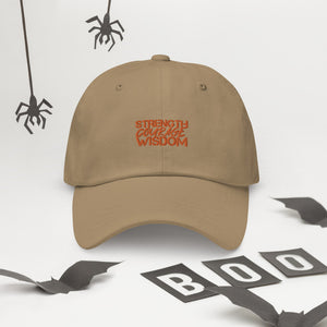 Strength-Courage-Wisdom Hat (Black or Camo)