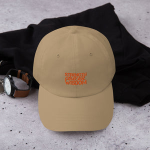 Strength-Courage-Wisdom Hat (Black or Camo)