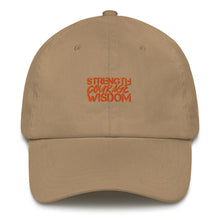 Load image into Gallery viewer, Strength-Courage-Wisdom Hat (Black or Camo)
