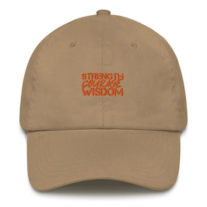 Strength-Courage-Wisdom Hat (Black or Camo)