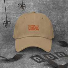 Load image into Gallery viewer, Strength-Courage-Wisdom Hat (Black or Camo)
