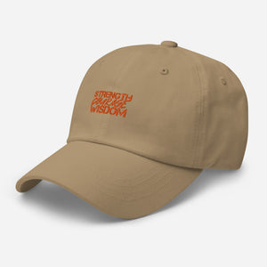 Strength-Courage-Wisdom Hat (Black or Camo)