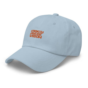 Strength-Courage-Wisdom Hat (Black or Camo)