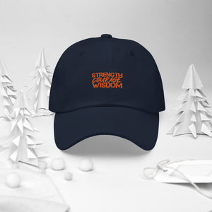 Strength-Courage-Wisdom Hat (Black or Camo)