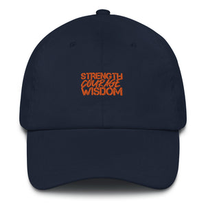 Strength-Courage-Wisdom Hat (Black or Camo)