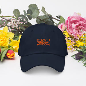 Strength-Courage-Wisdom Hat (Black or Camo)