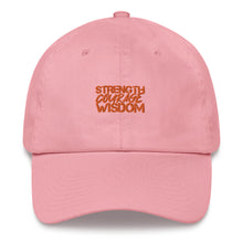 Load image into Gallery viewer, Strength-Courage-Wisdom Hat (Black or Camo)
