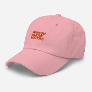 Strength-Courage-Wisdom Hat (Black or Camo)