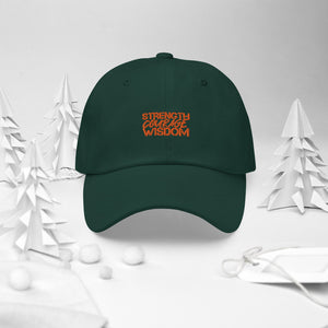 Strength-Courage-Wisdom Hat (Black or Camo)