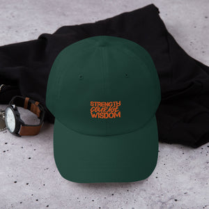 Strength-Courage-Wisdom Hat (Black or Camo)