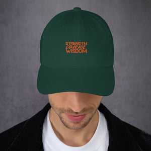 Strength-Courage-Wisdom Hat (Black or Camo)