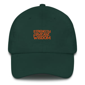 Strength-Courage-Wisdom Hat (Black or Camo)