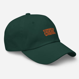 Strength-Courage-Wisdom Hat (Black or Camo)