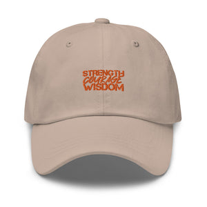 Strength-Courage-Wisdom Hat (Black or Camo)