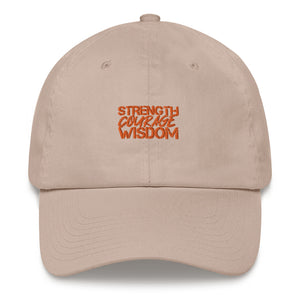 Strength-Courage-Wisdom Hat (Black or Camo)