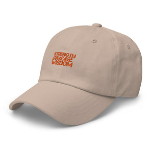 Strength-Courage-Wisdom Hat (Black or Camo)