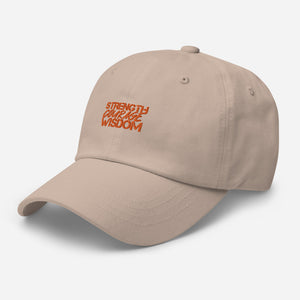 Strength-Courage-Wisdom Hat (Black or Camo)