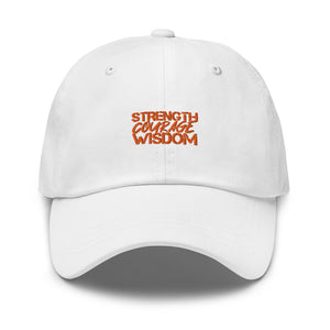 Strength-Courage-Wisdom Hat (Black or Camo)