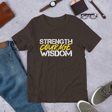 Load image into Gallery viewer, STRENGTH COURAGE WISDOM-Short-Sleeve Unisex T-Shirt
