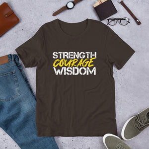 STRENGTH COURAGE WISDOM-Short-Sleeve Unisex T-Shirt