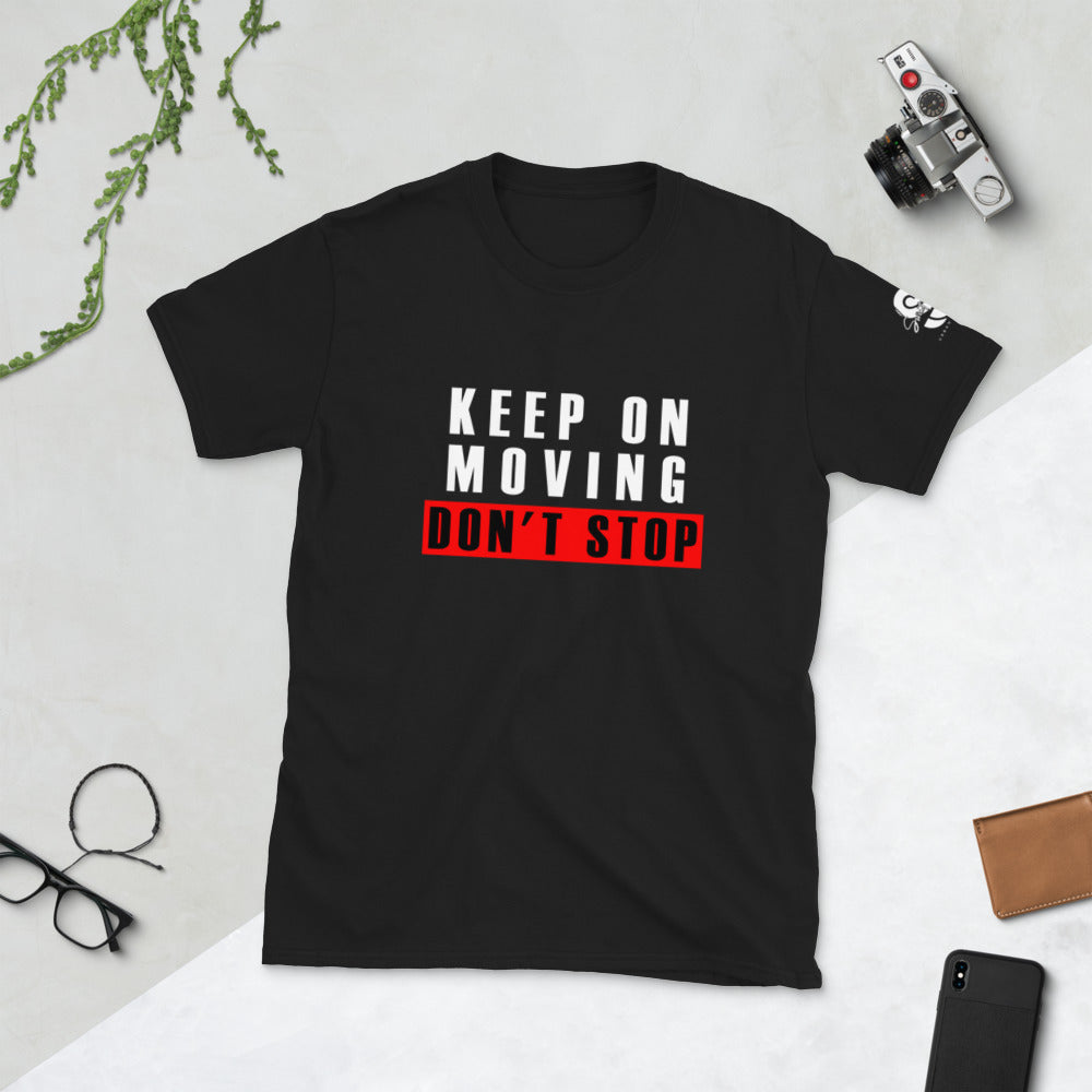 KeepOnMoving-Short-Sleeve Unisex T-Shirt