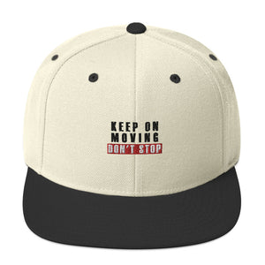 Keep On Moving Snapback Hat