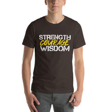 Load image into Gallery viewer, STRENGTH COURAGE WISDOM-Short-Sleeve Unisex T-Shirt
